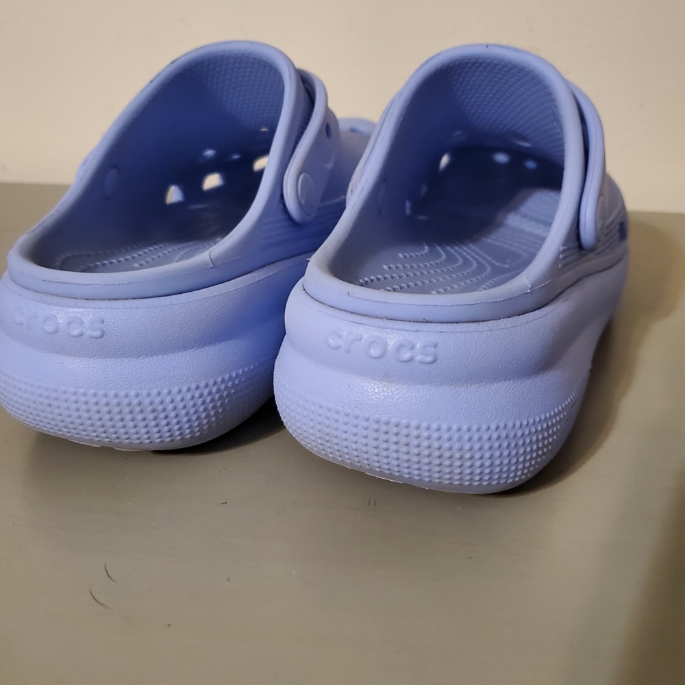 CROCS Classic Crush Platform Chunky  Clog Periwinkle Womens 6 - Picture 5 of 7
